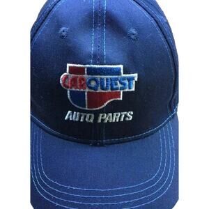 Car Quest Auto Parts Ball Cap Hat Adjustable Baseball Adult Blue